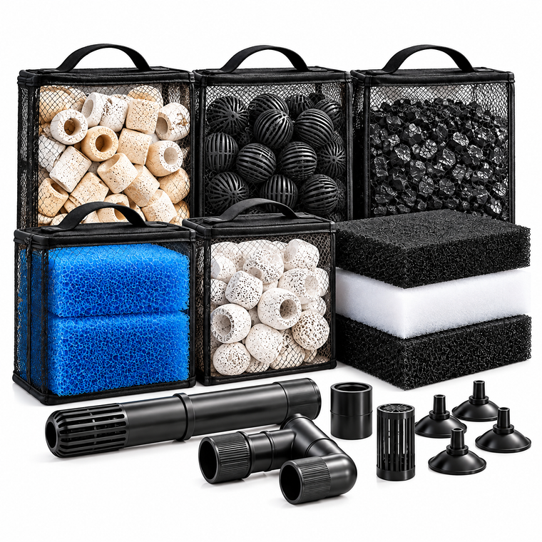 belvynna Aquarium Filter Media Kit