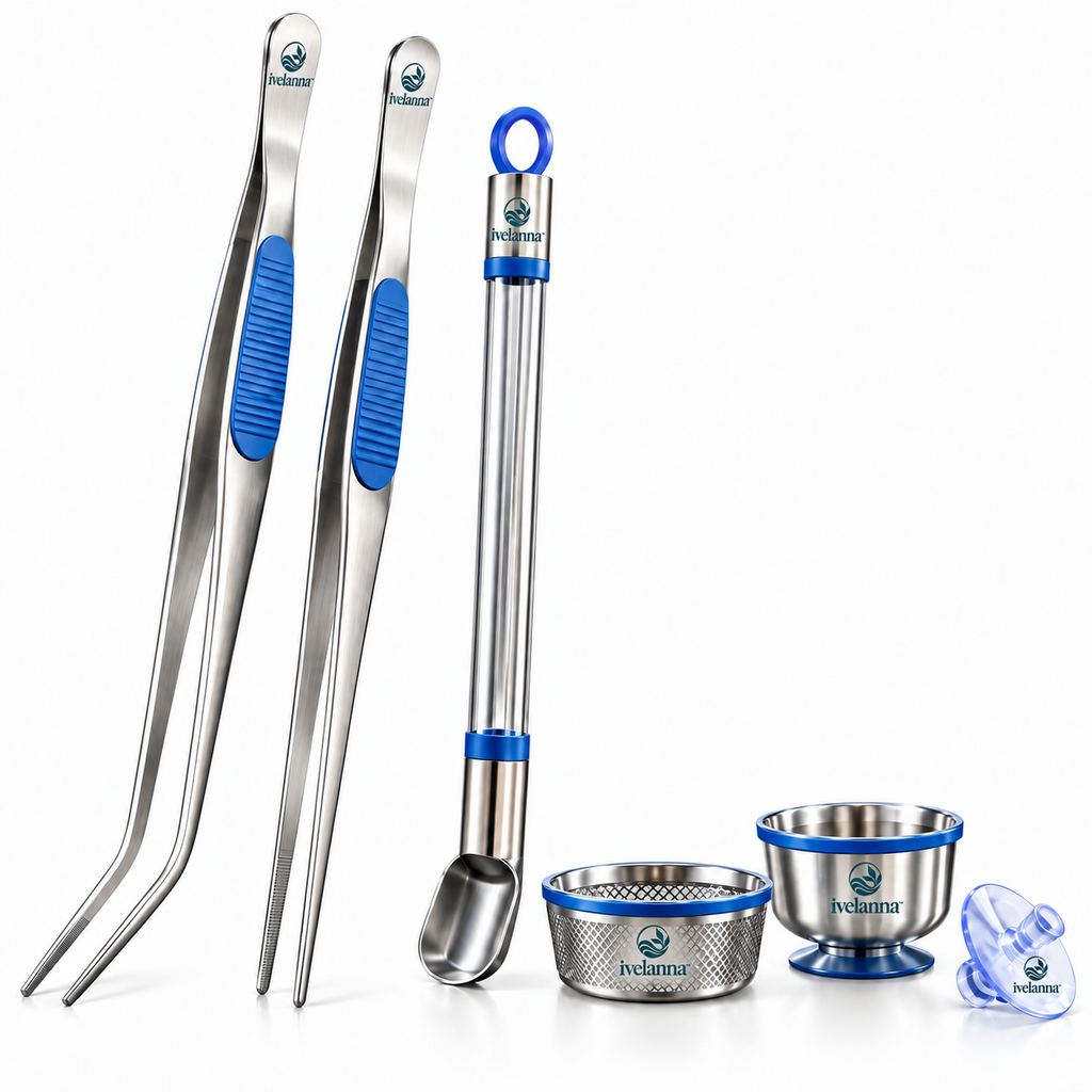ivelanna Aquarium Feeding Tool Set view 4