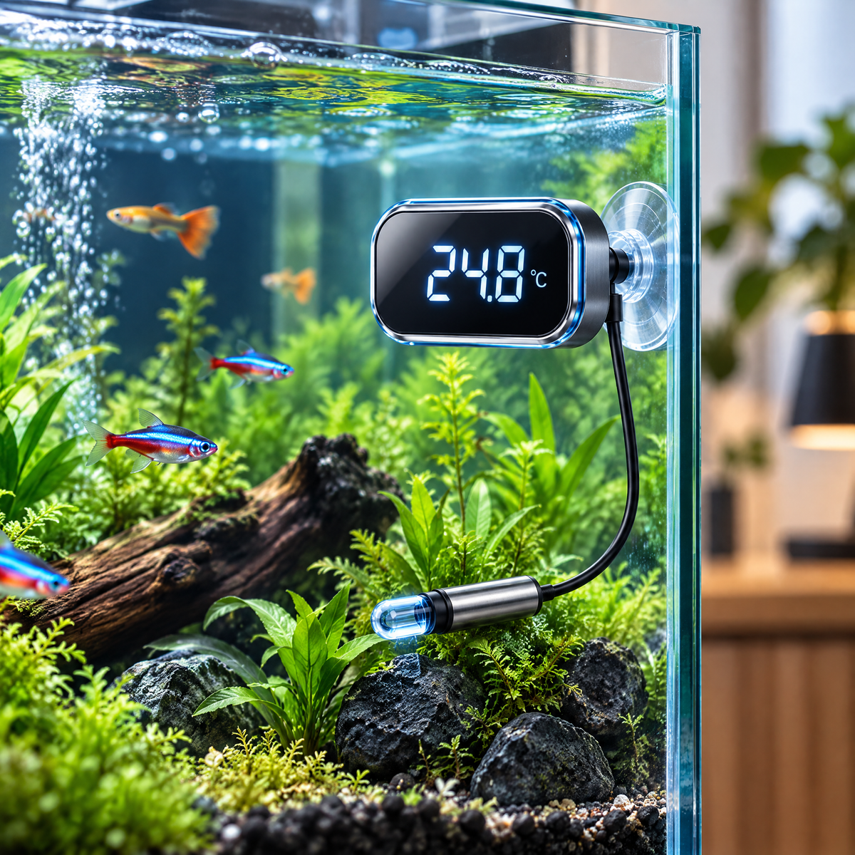ivelanna Digital Aquarium Thermometer view 2