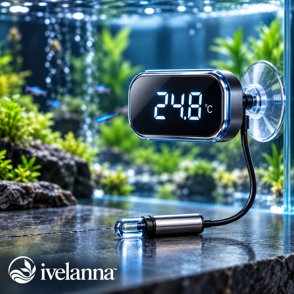 ivelanna Digital Aquarium Thermometer view 5