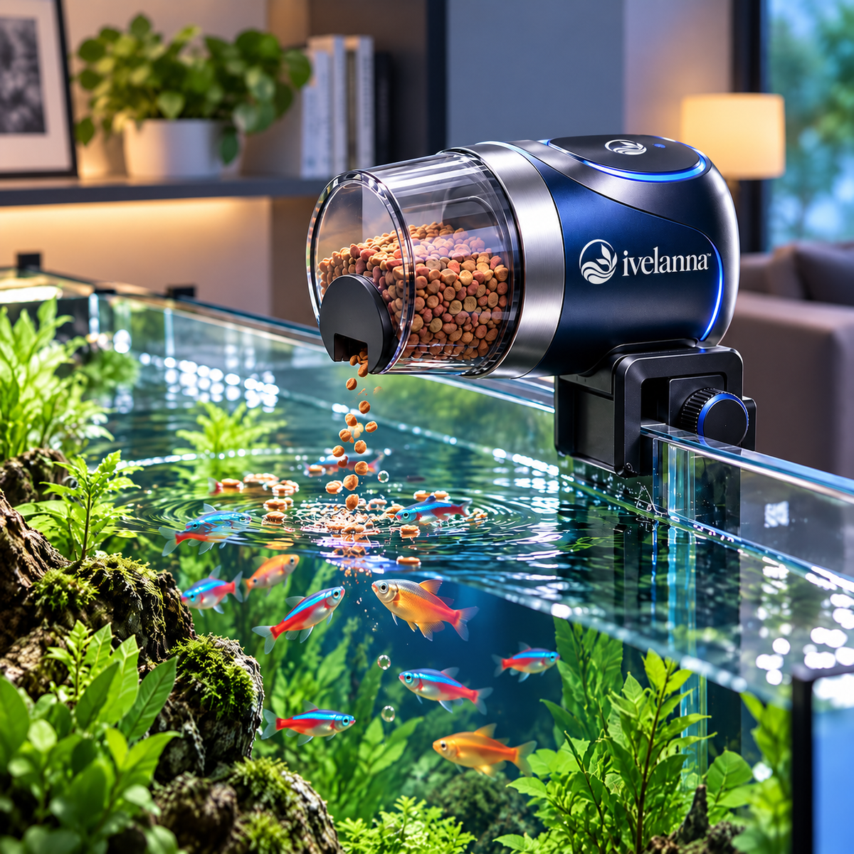 ivelanna Automatic Aquarium Feeder view 4