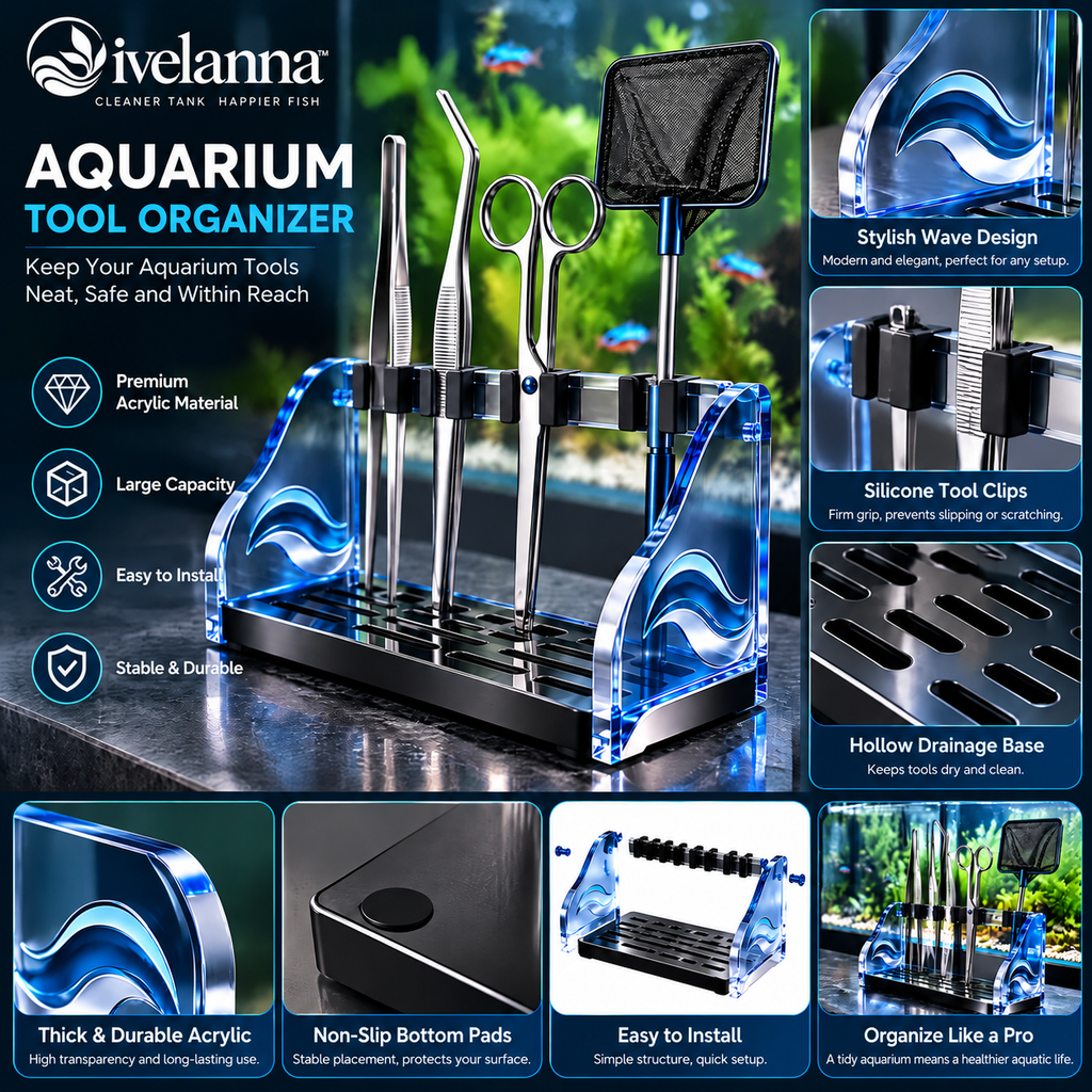 ivelanna Aquarium Supply Storage Box view 4
