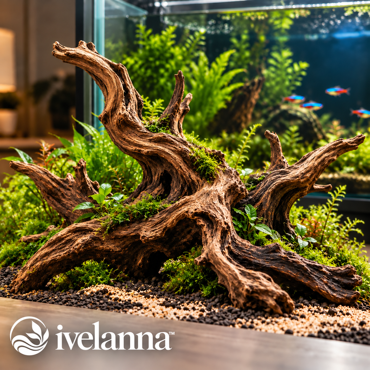 ivelanna Natural Driftwood Aquarium Decor view 5