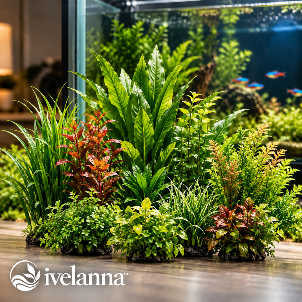 ivelanna Realistic Aquatic Plant Set view 2