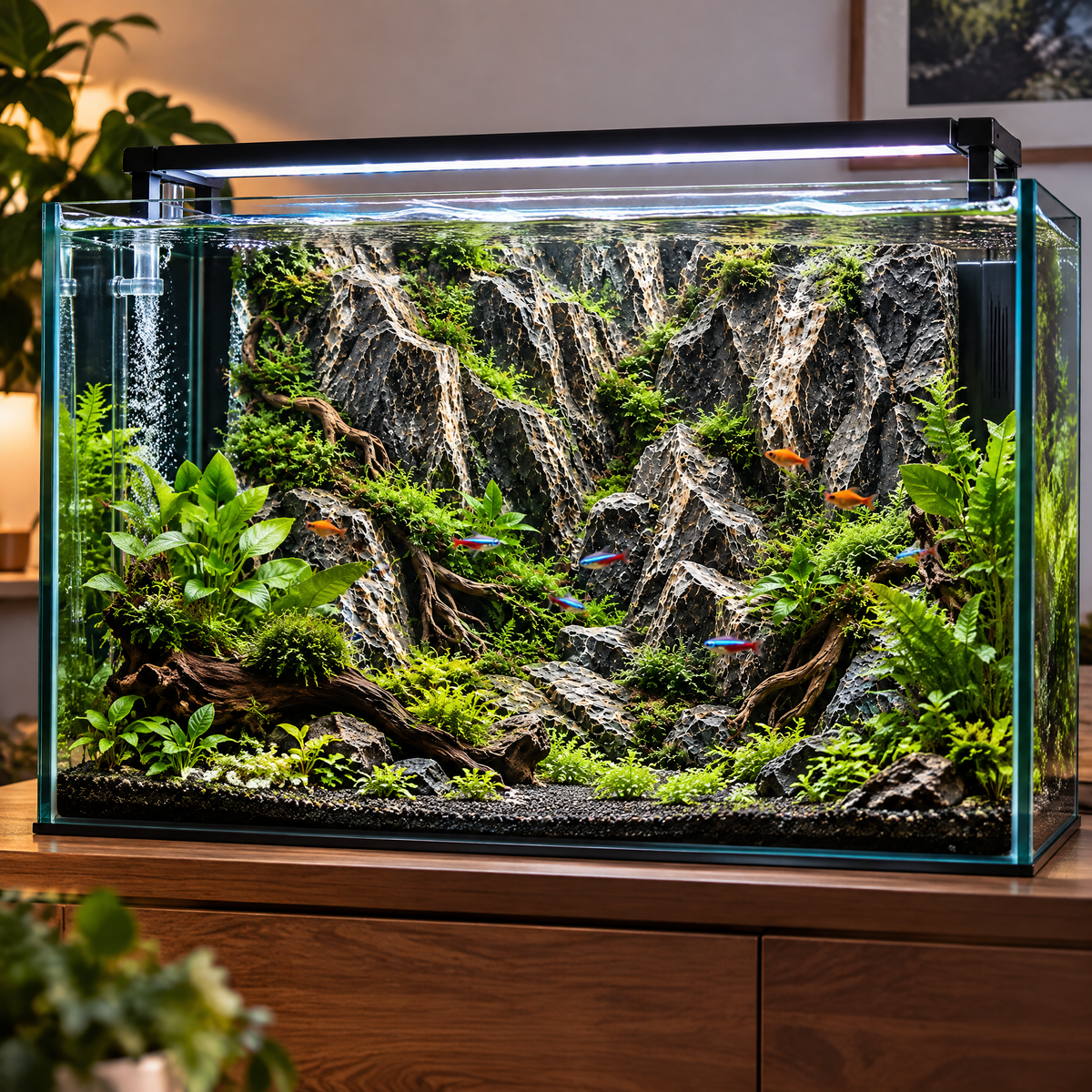 ivelanna Aquarium Background Landscape Panel view 3