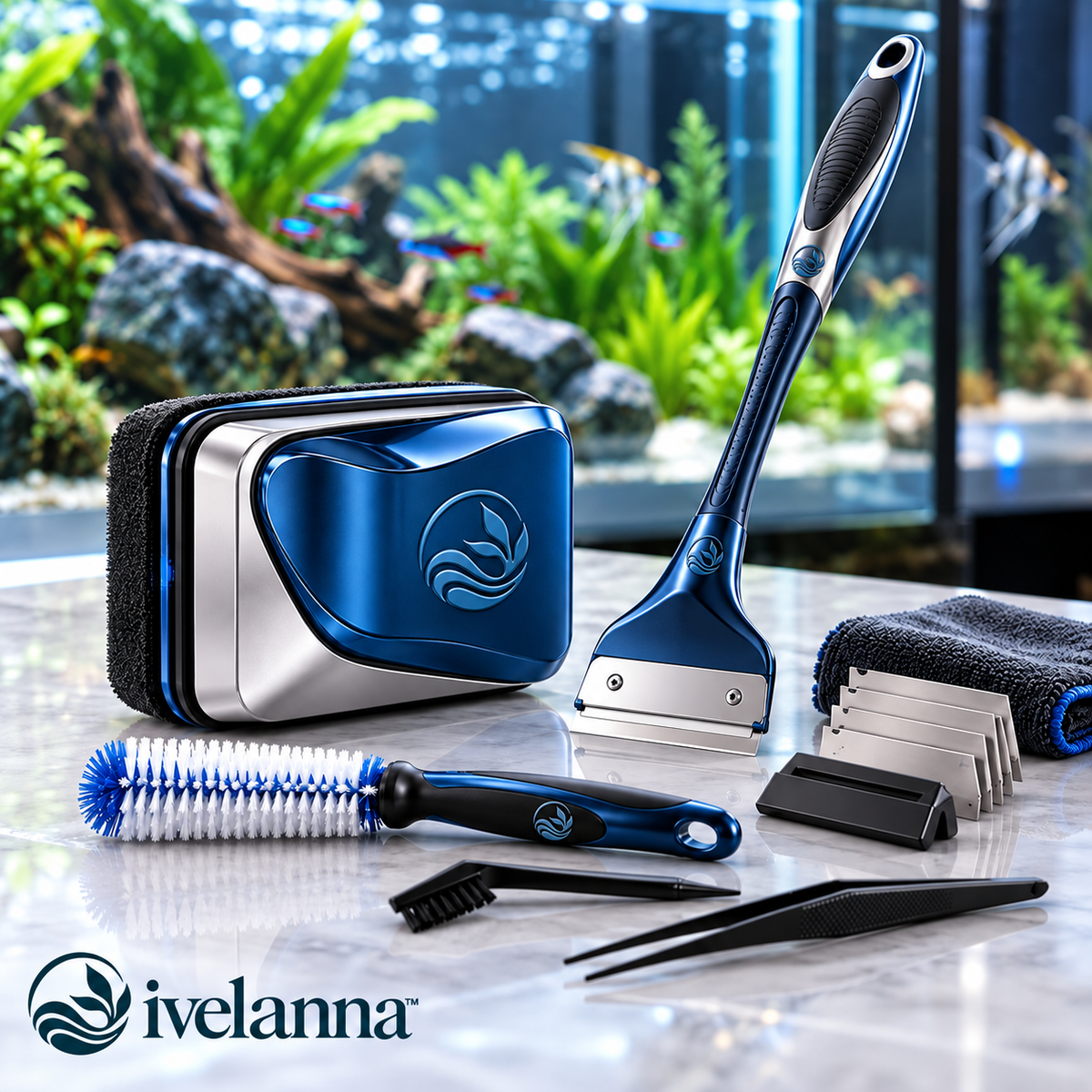 ivelanna Aquarium Cleaning Tool Kit view 5