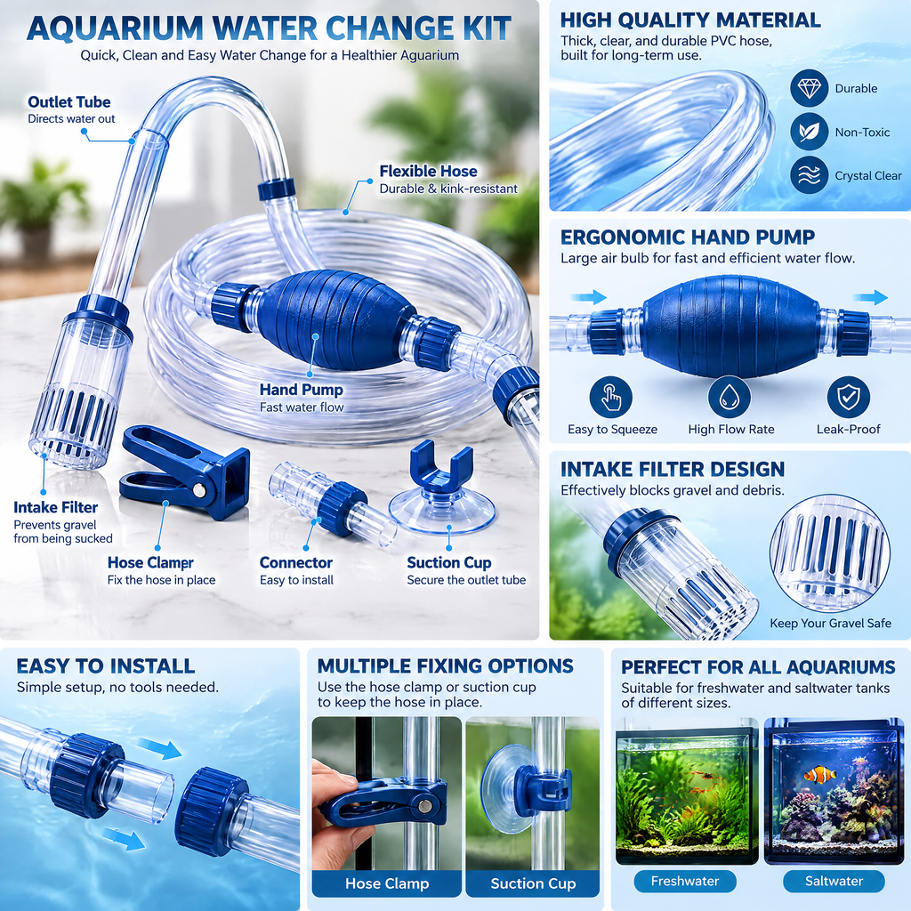 ivelanna Aquarium Water Change Kit view 4